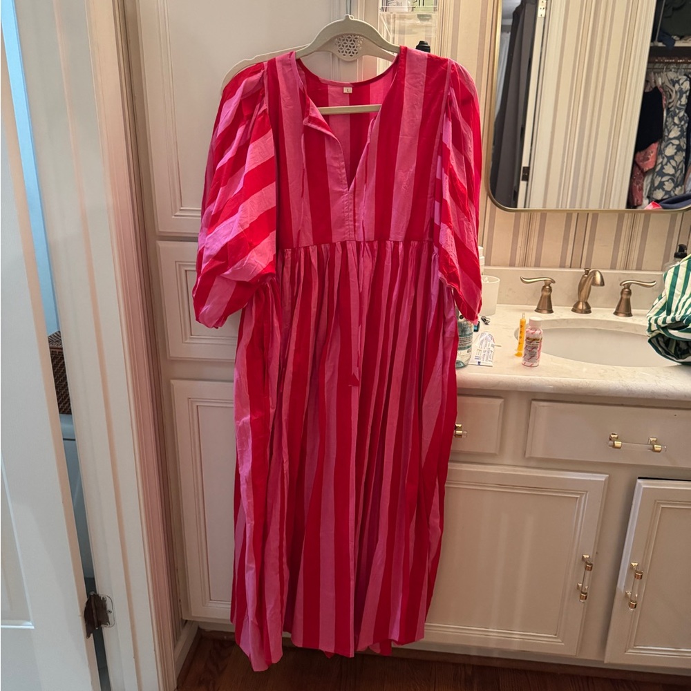 Striped Pink Dress